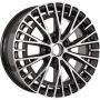 Легковой диск KDW KD1730 7x17 5x108 ET45 67,1 Black Front Polished